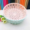 L1142 918 Large round fruit basket, plastic fruit plate, candy plate, home living room, dried fruit plate, daily necessities Application Scenario